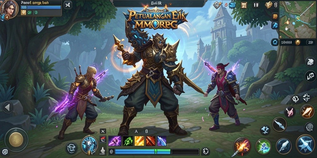 Screenshot gameplay 34R dengan aksi pertarungan yang intens.