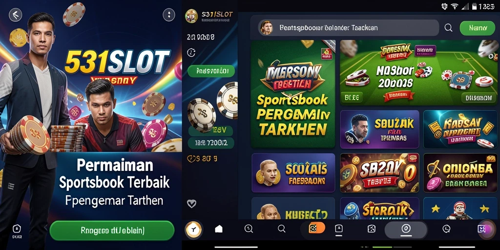 Tampilan gameplay <strong>531SLOT</strong> yang menarik saat taruhan olahraga.