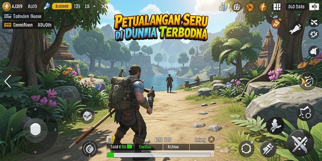 Gameplay seru di dunia terbuka AJO89