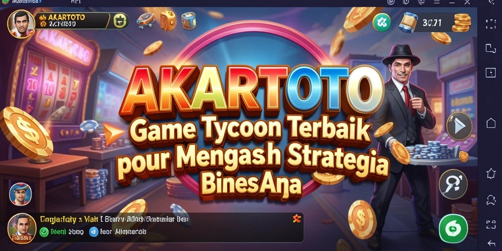 Tampilan gameplay AKARTOTO yang menarik dan modern.