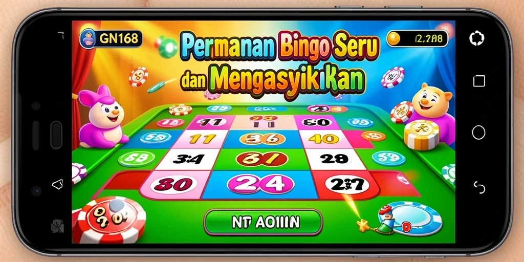 Screenshot gameplay GN168 dengan suasana Bingo yang seru.