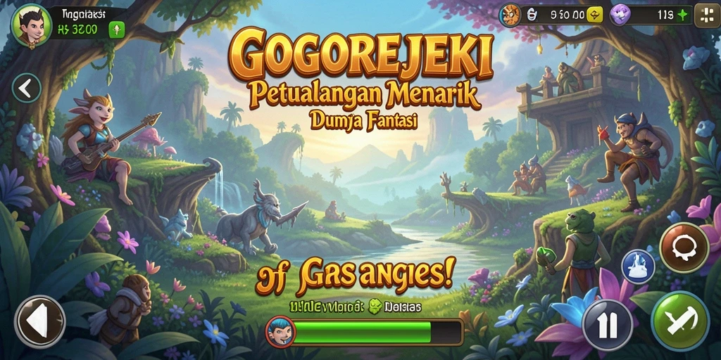 Gameplay GOGOREJEKI menampilkan petualangan seru dan grafis memukau.