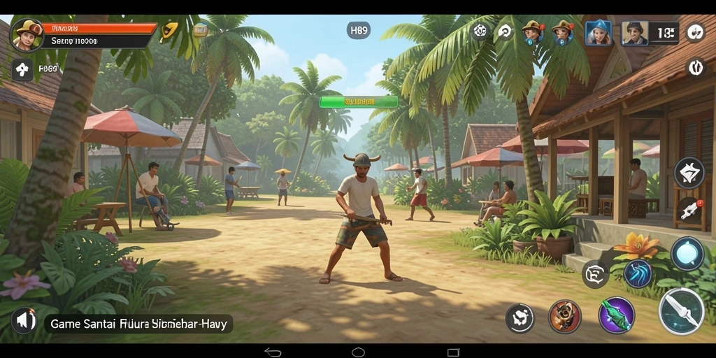 Screenshot H89 menampilkan gameplay yang ceria dan menghibur.