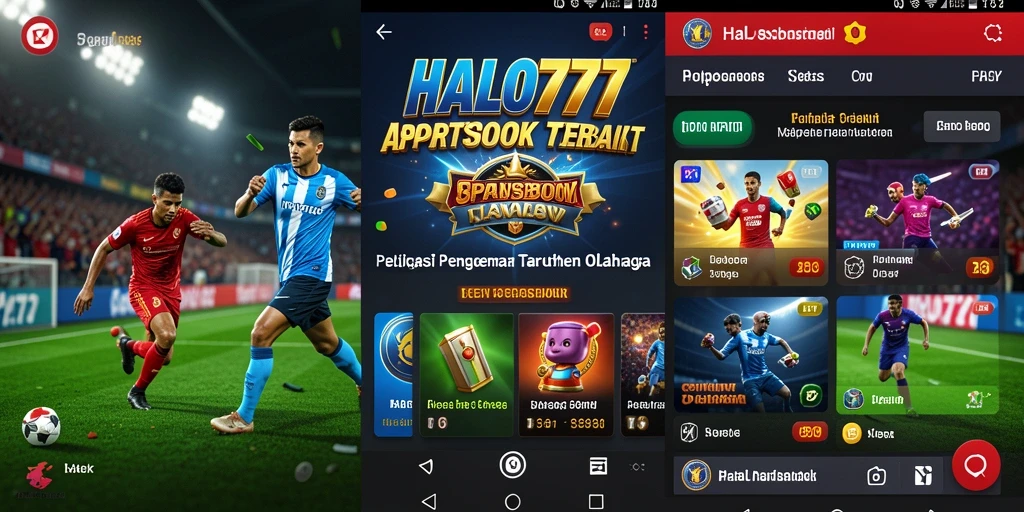 Screenshot HALO777 menampilkan antarmuka taruhan olahraga yang menarik.