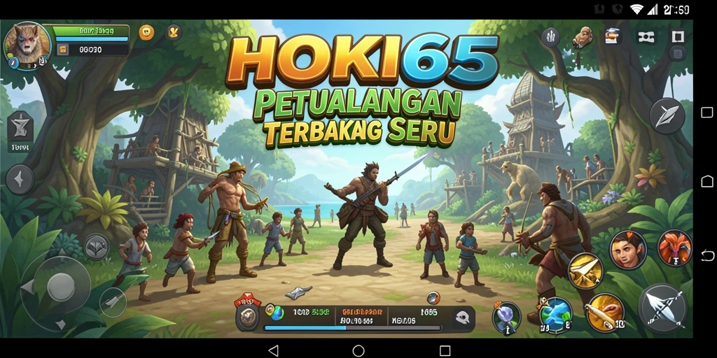 Gameplay HOKI65 menunjukkan petualangan di dunia terbuka yang luas.