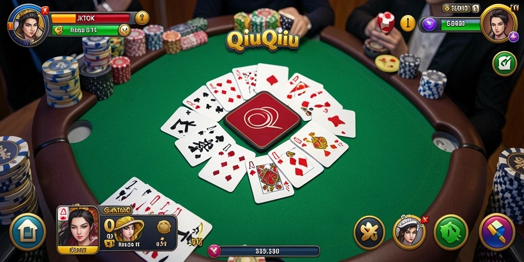 Tampilan gameplay QiuQiu yang menarik dan menantang di JKTOK.