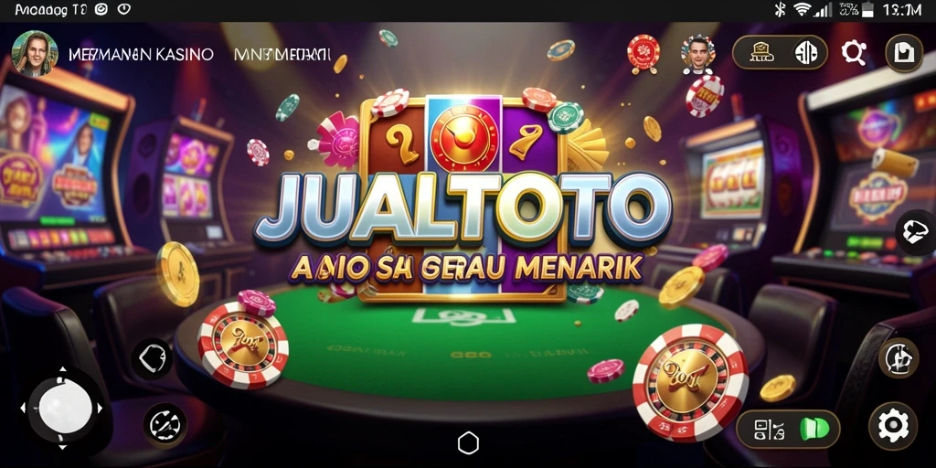 Screenshot JUALTOTO menampilkan gameplay yang menegangkan dan interaktif.