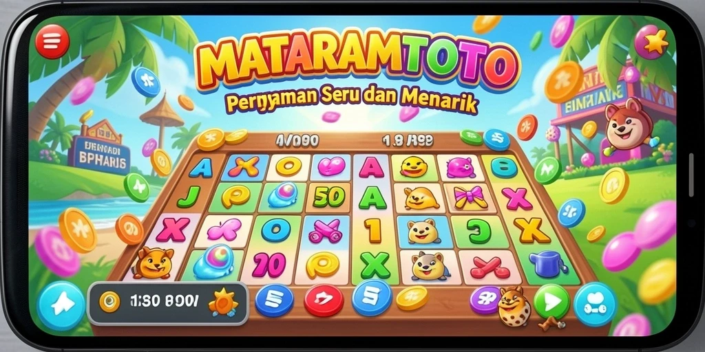 Tampilan gameplay Bingo yang mengasyikkan di MATARAMTOTO.
