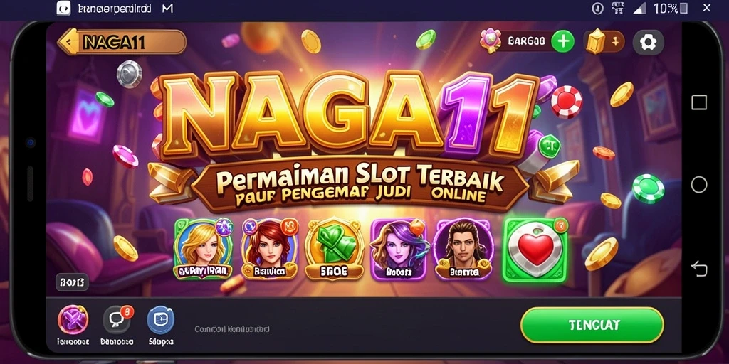 Tampilan gameplay NAGA11 yang menarik dengan berbagai tema Slot.