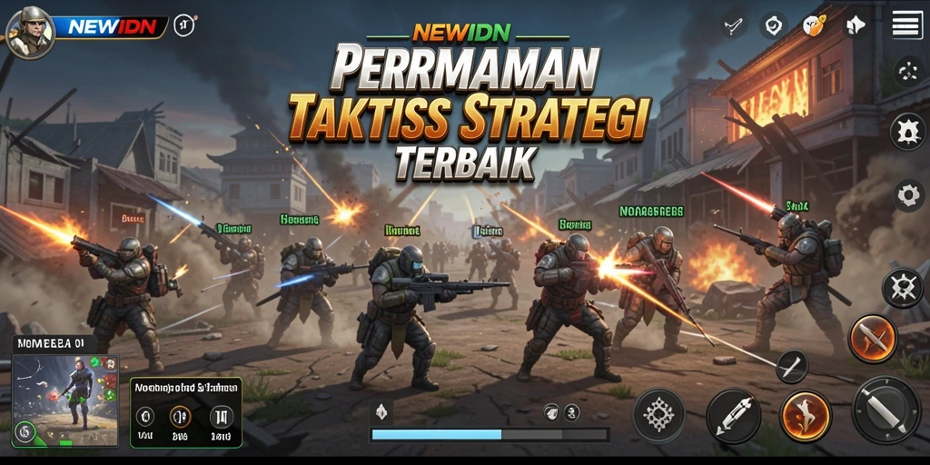 Tampilan gameplay seru dan menantang dalam NEWIDN.