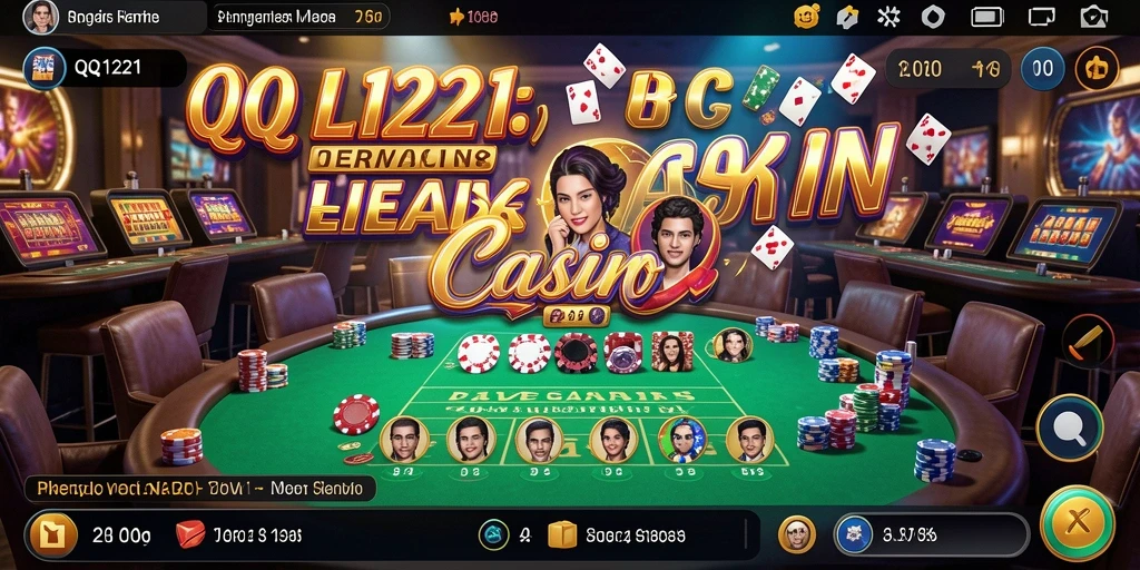 Tampilan gameplay QQ1221 yang menarik dan mendebarkan di Live Casino.
