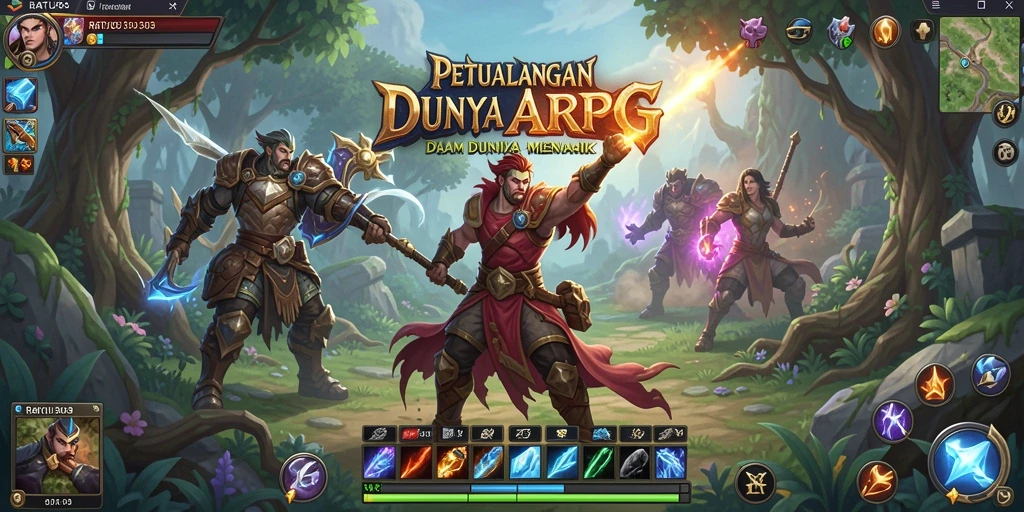 Gameplay menarik dalam dunia fantasi ARPG yang mendebarkan.